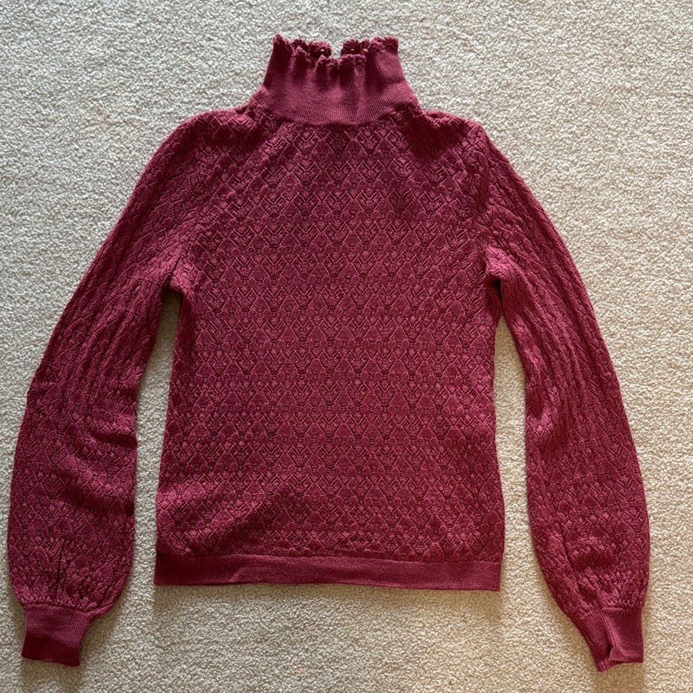 Sezane Arielle Sweater in Rosewood